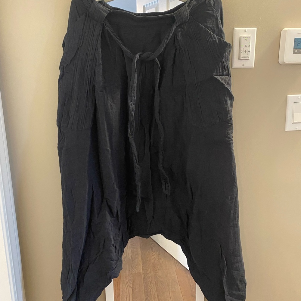 Free people Black Harem Pants